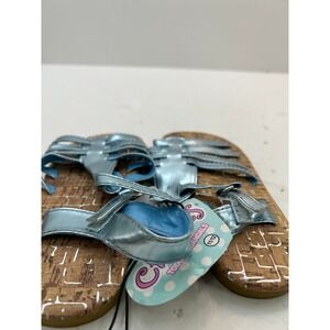 Gina Group Gladiator Sandals Toddler 11/12 Metallic Blue ZTT-7002/A